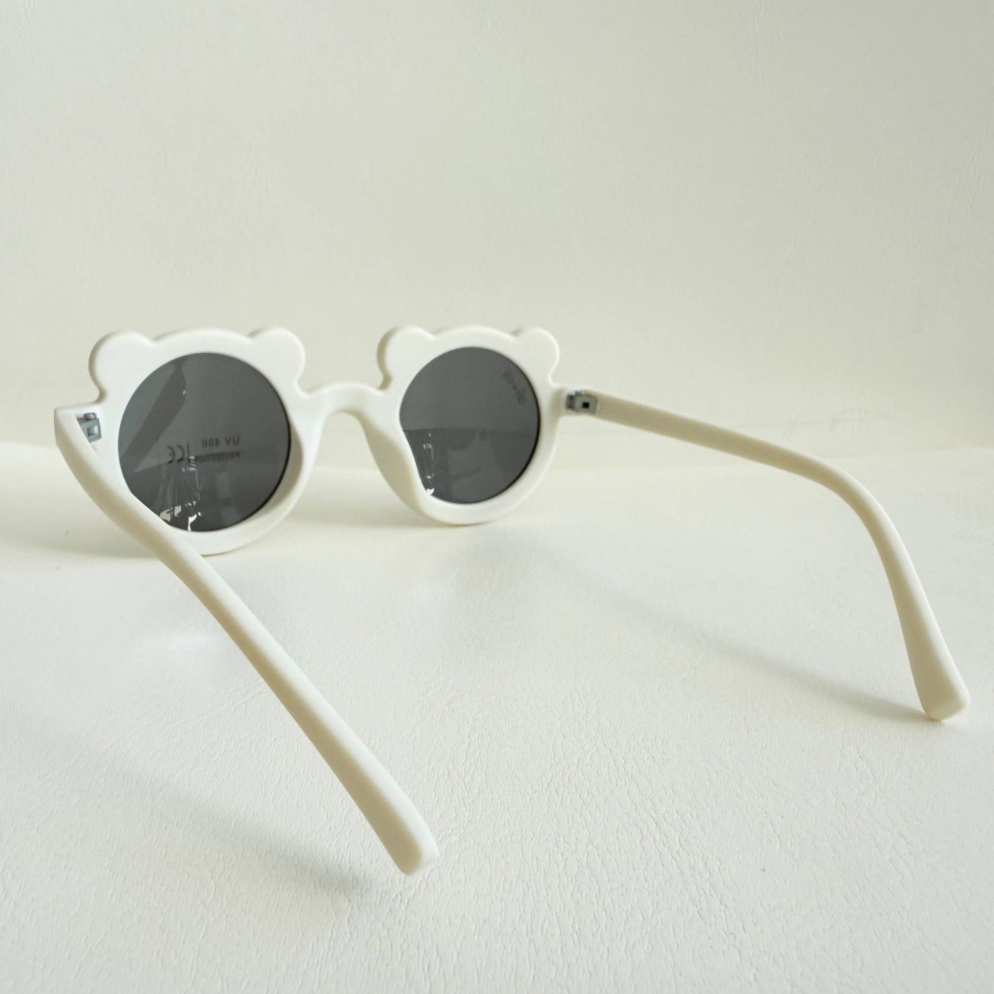 Kids Sunglasses Round (Bear Beige) - Bossy Beans