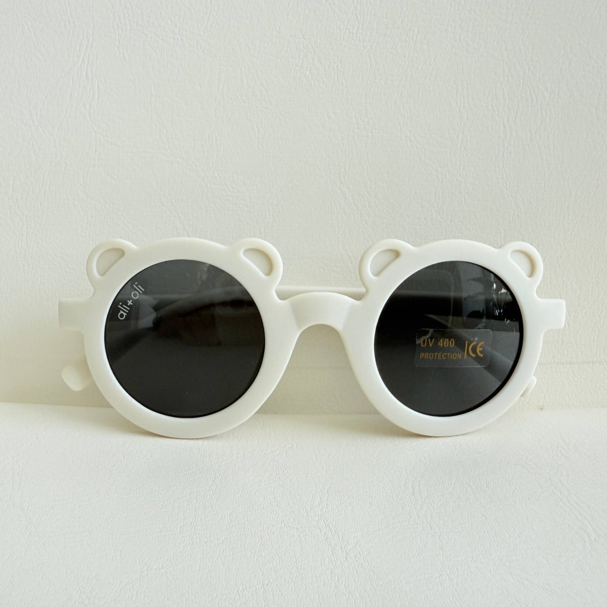 Kids Sunglasses Round (Bear Beige) - Bossy Beans