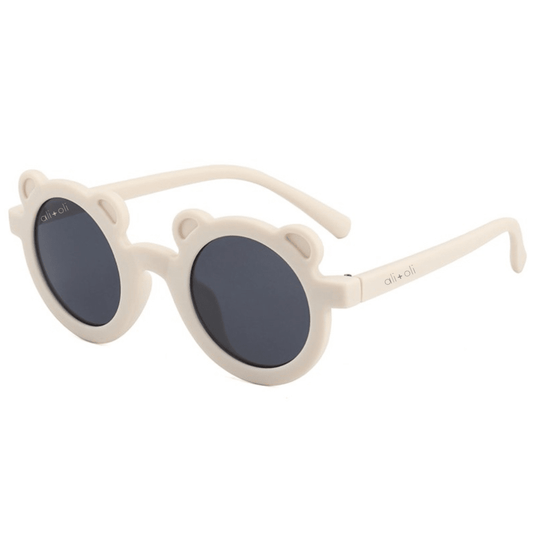 Kids Sunglasses Round (Bear Beige) - Bossy Beans