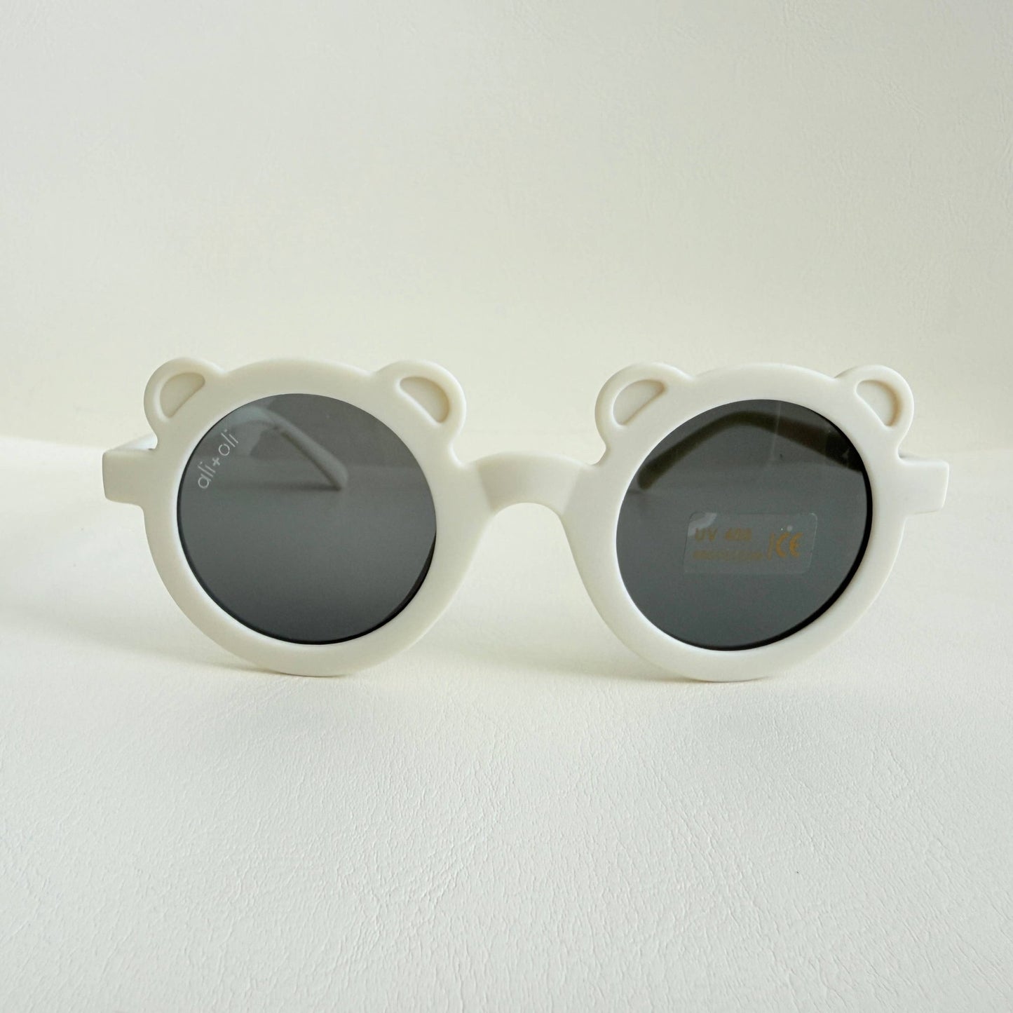 Kids Sunglasses Round (Bear Beige) - Bossy Beans