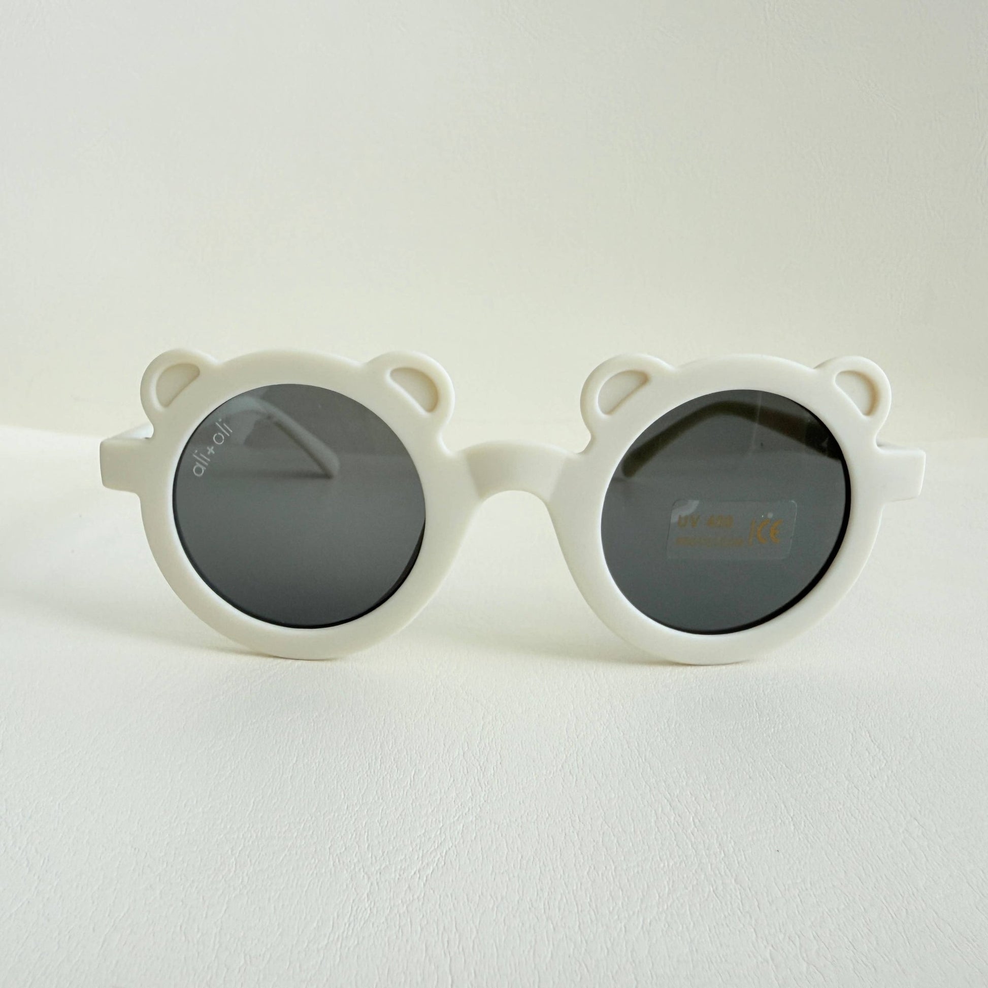 Kids Sunglasses Round (Bear Beige) - Bossy Beans