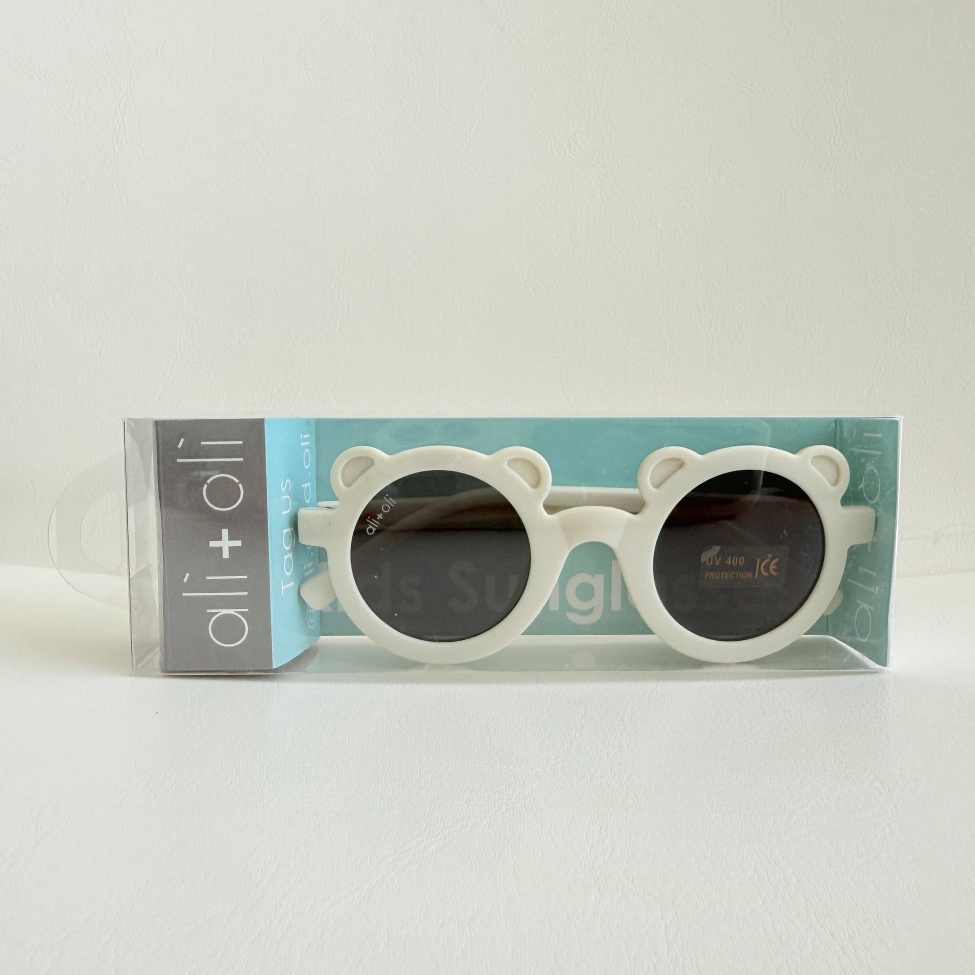 Kids Sunglasses Round (Bear Beige) - Bossy Beans