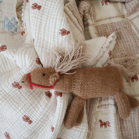 Knit Pony - Albie (Honey) - Bossy Beans