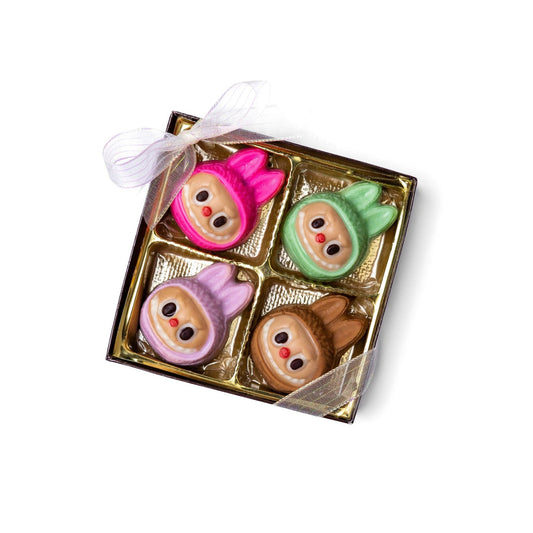 Labubu 4 - Piece Box of Chocolates - Bossy Beans