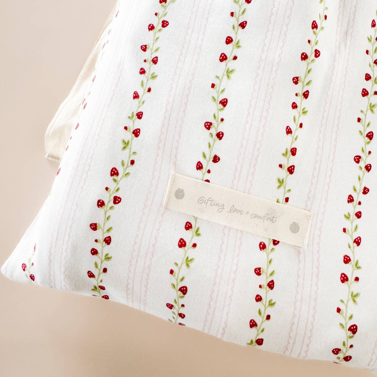 Layette Set Strawberry Pink Rose - Newborn Baby Shower Gift - Bossy Beans