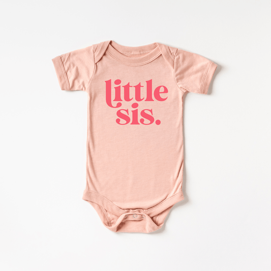 Little Sister Infant Body Suit - One Piece Baby - Bossy Beans