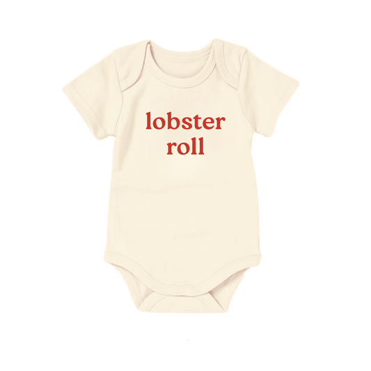 "Lobster Roll" Organic Cotton Baby Bodysuit - Bossy Beans