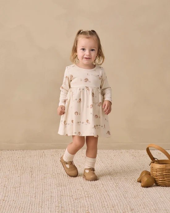 Long Sleeve Baby Dress: Turkey - Bossy Beans