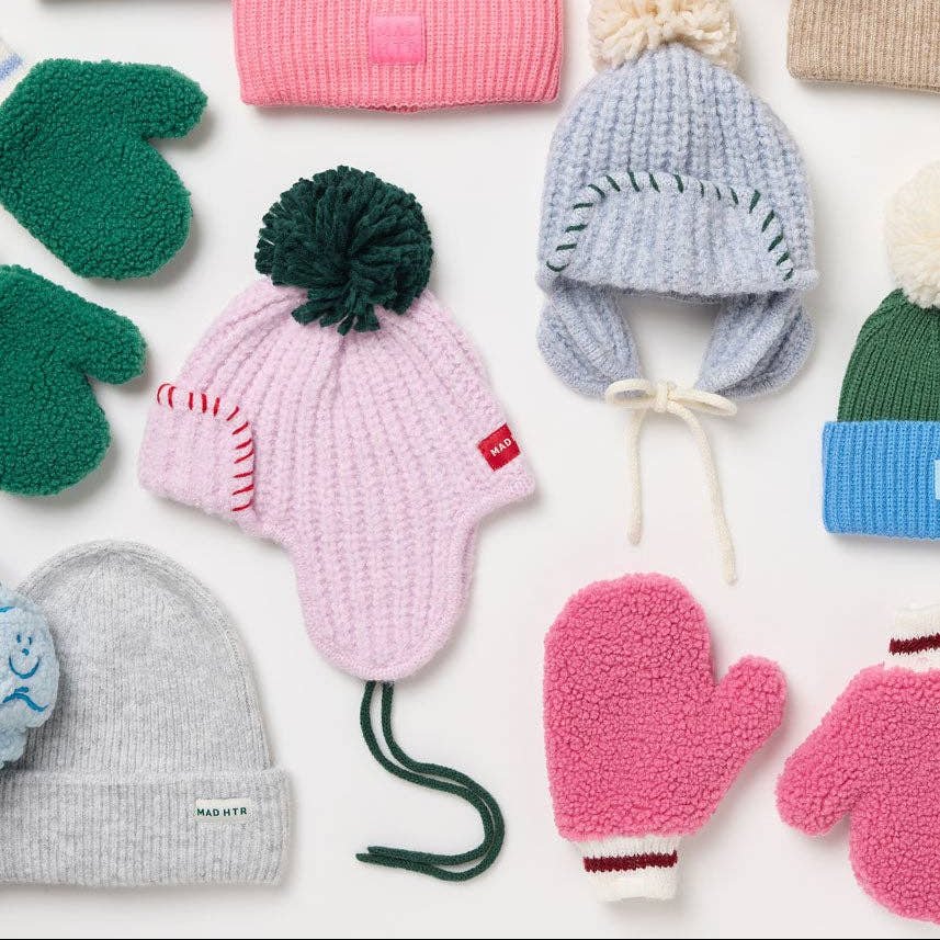 MAD HTR Sherpa Mittens - Green - Bossy Beans