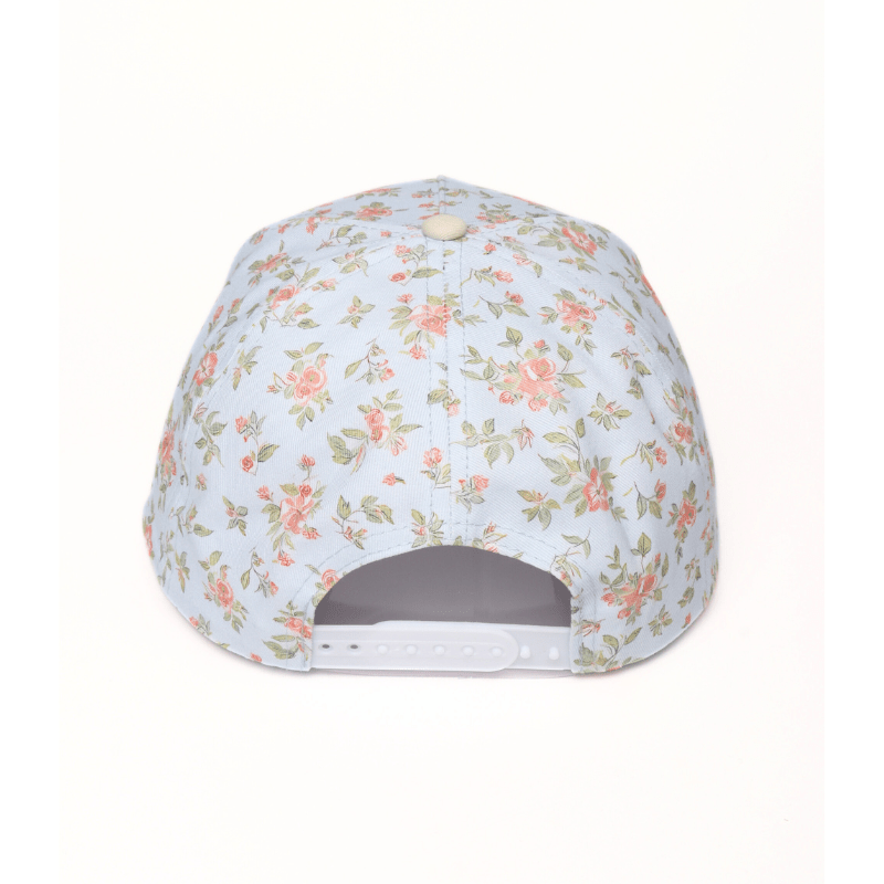 MAMA Embroidered Floral Print Two Tone Cap - Bossy Beans