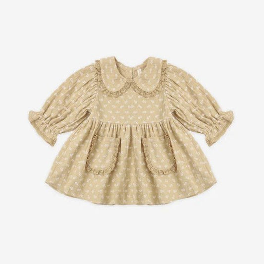 Marisol Dress: Butterscotch Floral - Bossy Beans