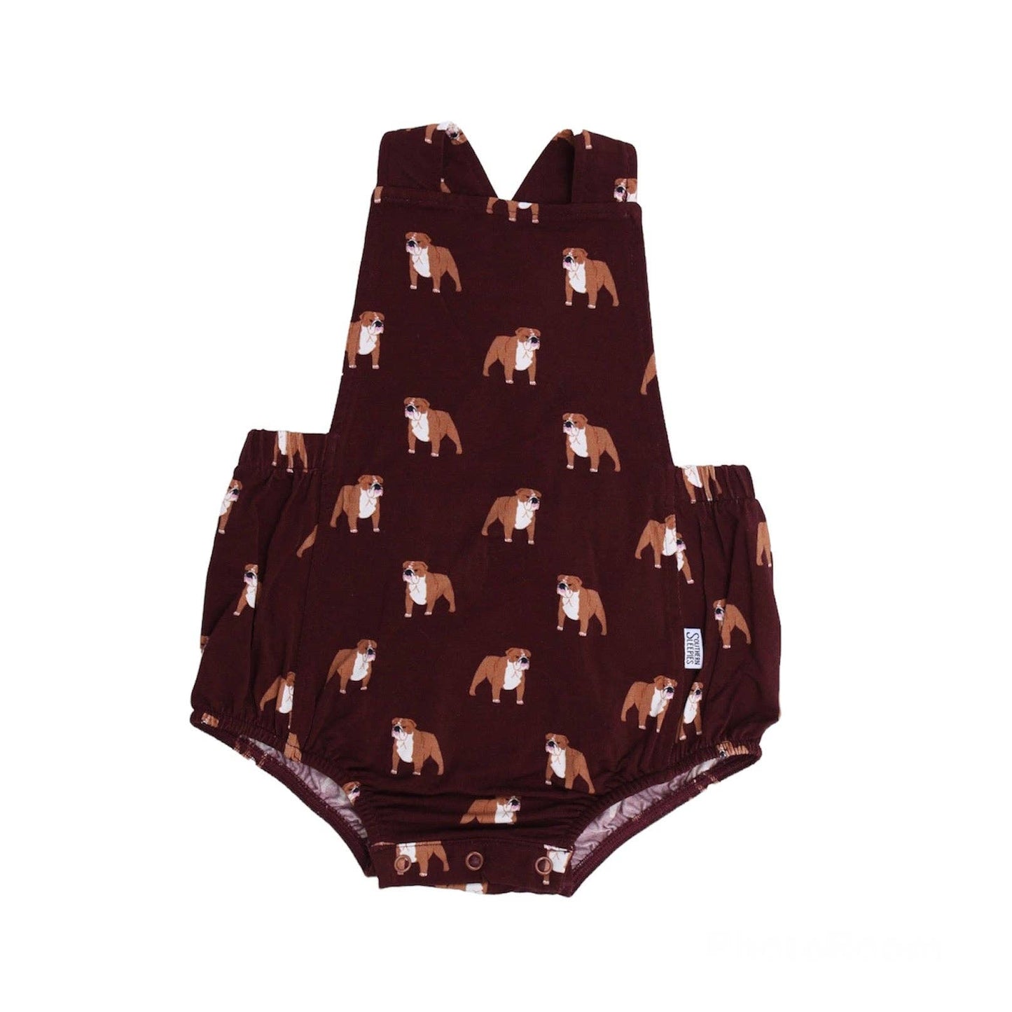 Maroon Bulldog Bamboo Sun Bubble w/Adjustable Straps - Bossy Beans