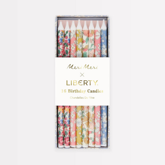Meri Meri x Liberty Mixed Print Party Candles - Bossy Beans