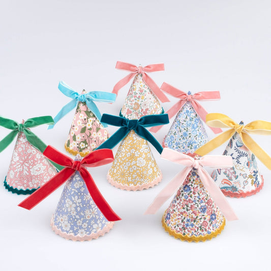 Meri Meri x Liberty Party Hats - Bossy Beans