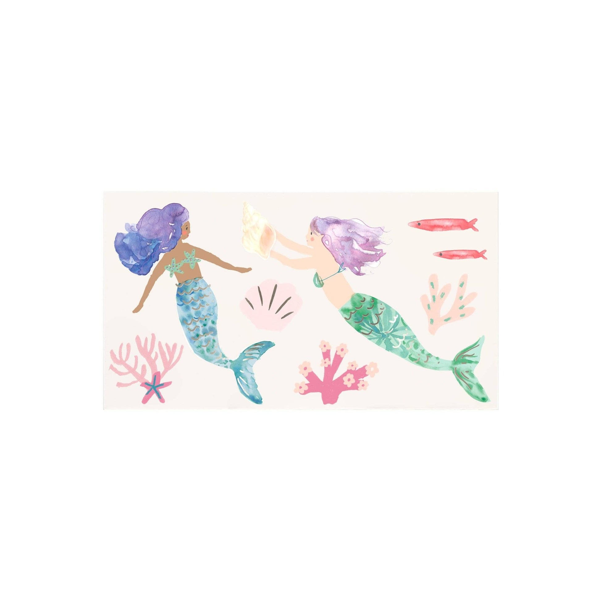 Mermaid Temporary Tattoos - Bossy Beans