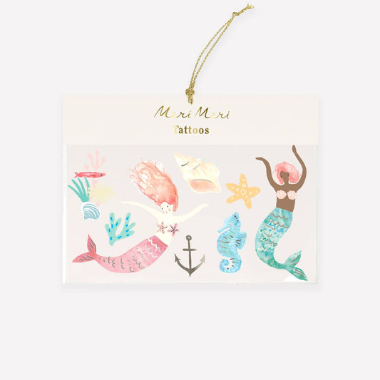 Mermaid Temporary Tattoos - Bossy Beans
