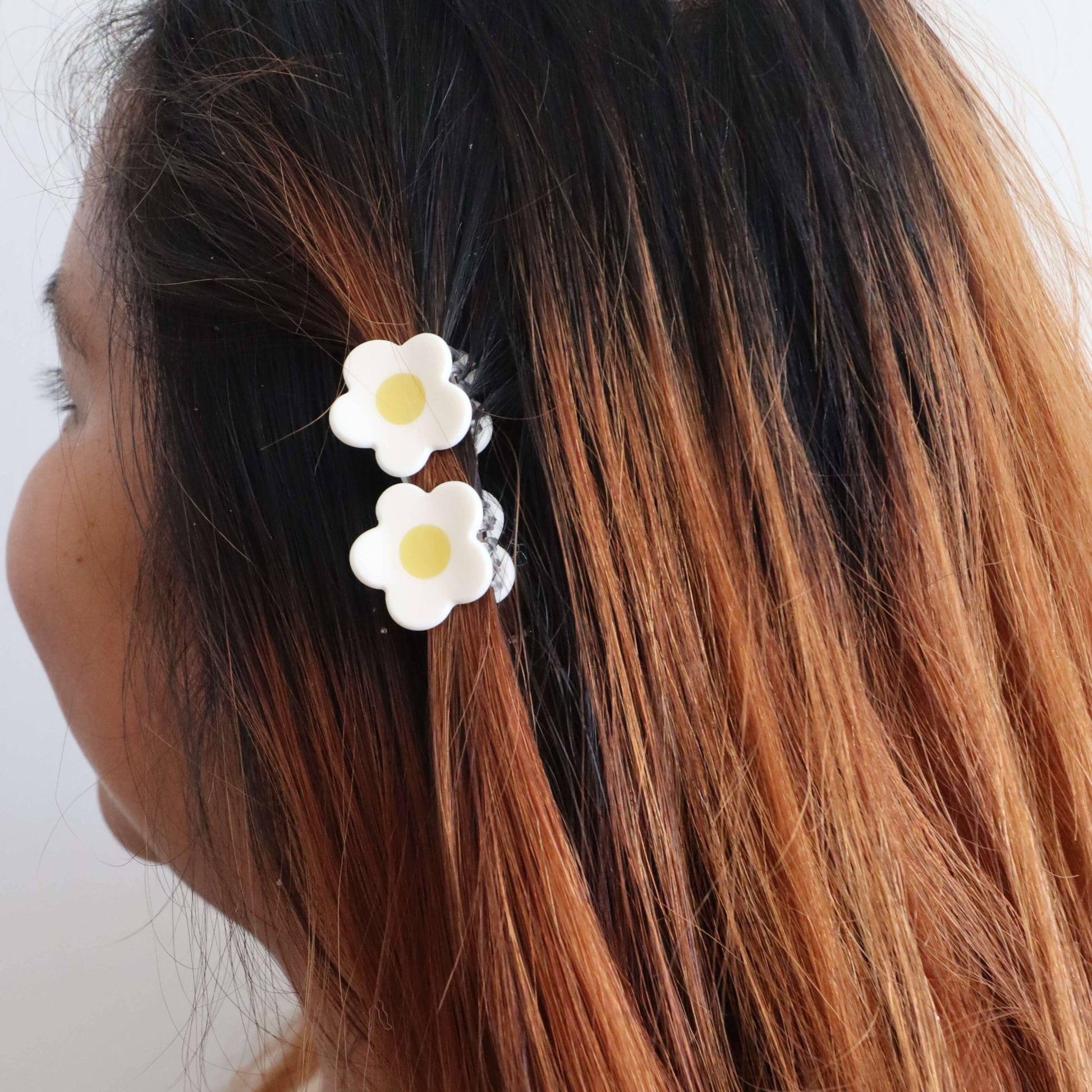 Micro Fruit and Flowers Hair Claw Clip Set - Bossy Beans