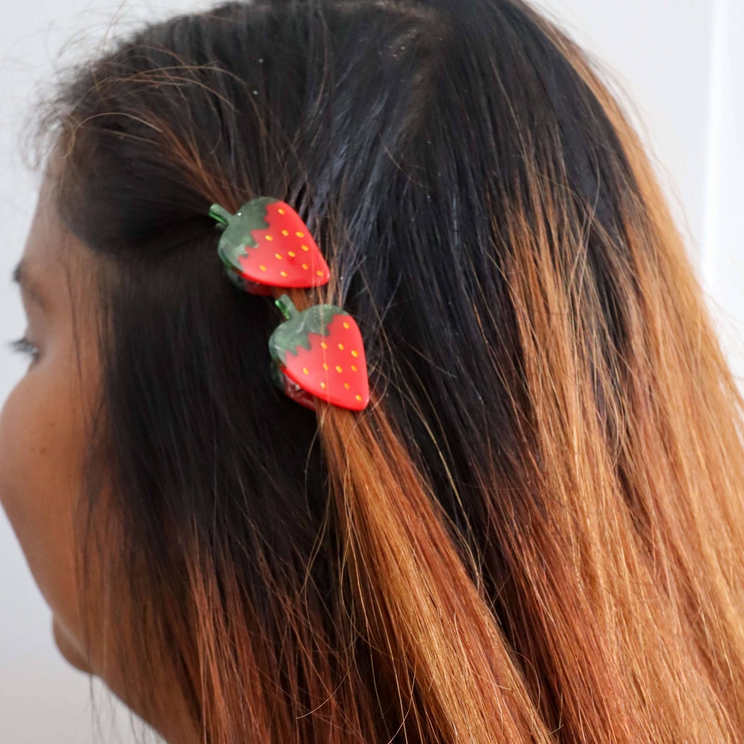 Micro Fruit and Flowers Hair Claw Clip Set - Bossy Beans