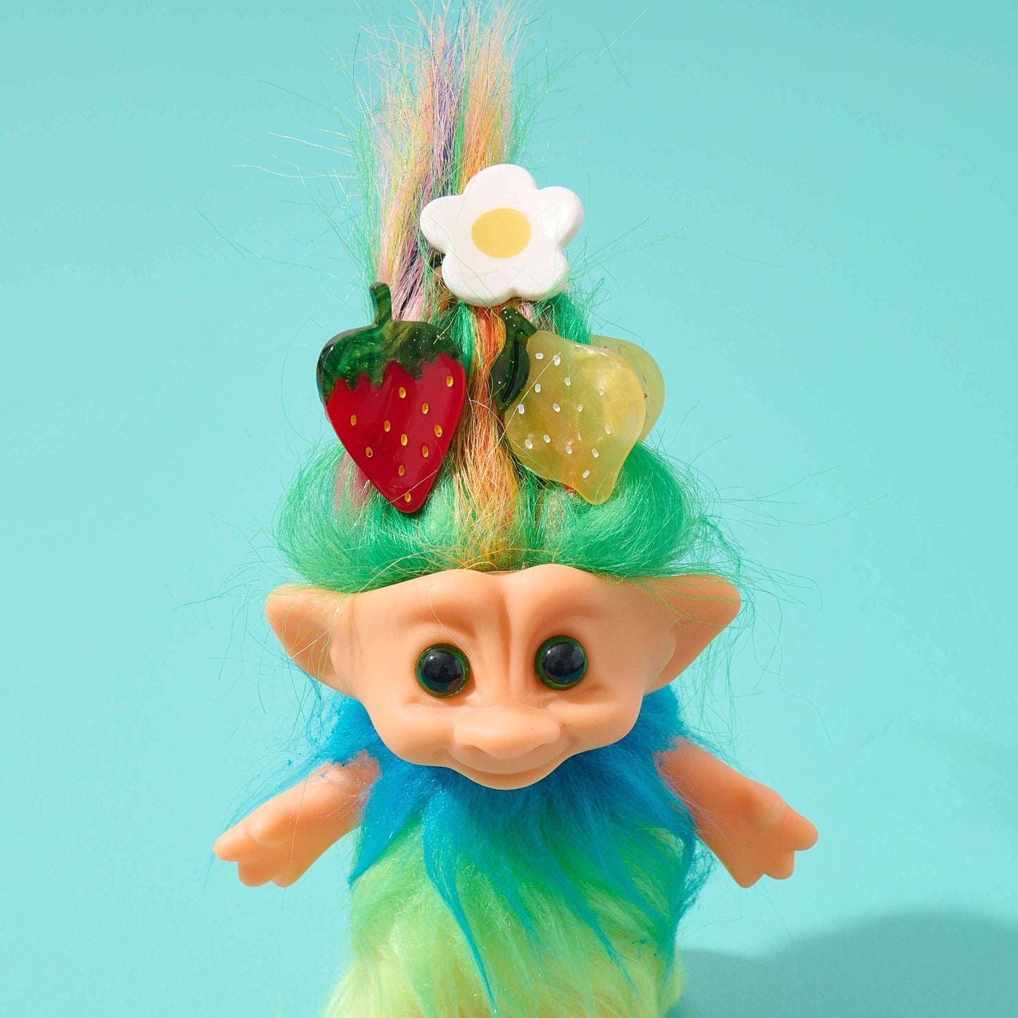 Micro Fruit and Flowers Hair Claw Clip Set - Bossy Beans