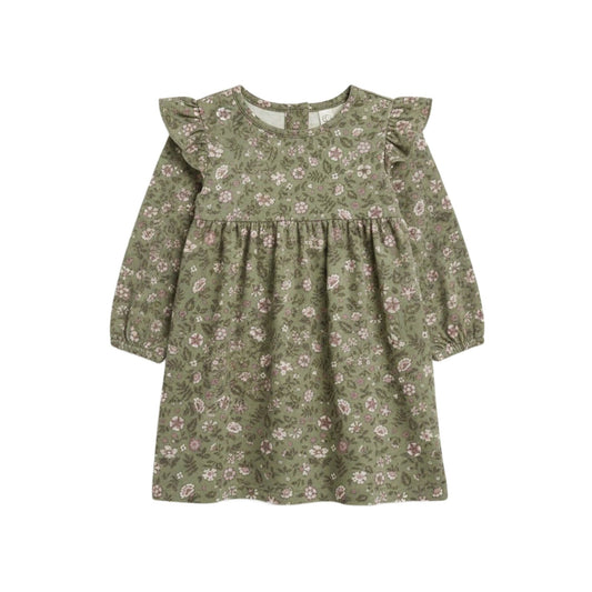 Mika Armhole Ruffle Long Sleeve Dress - Kelsey Floral - Bossy Beans