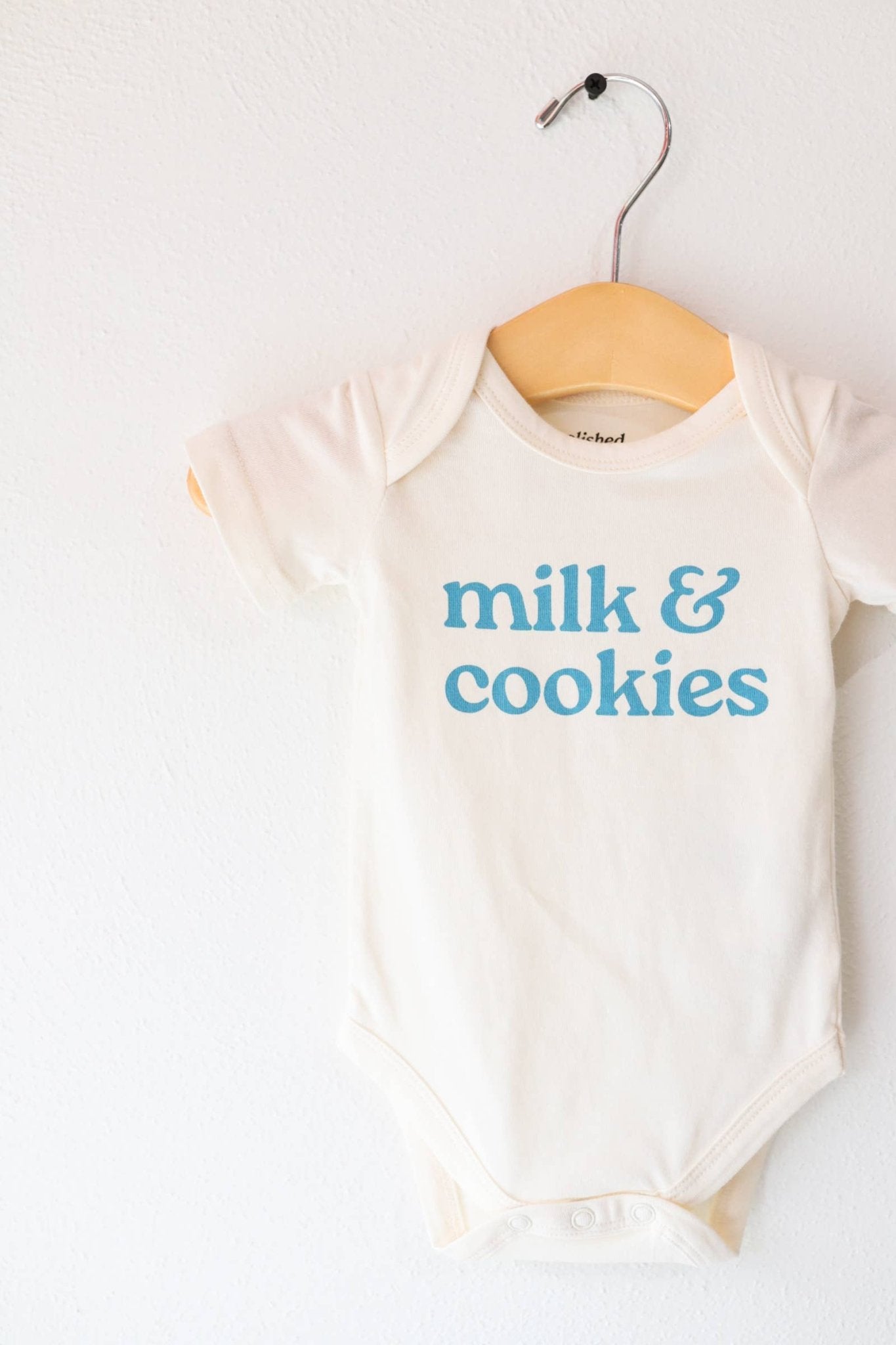 Milk & Cookies Baby Onesie - Bossy Beans