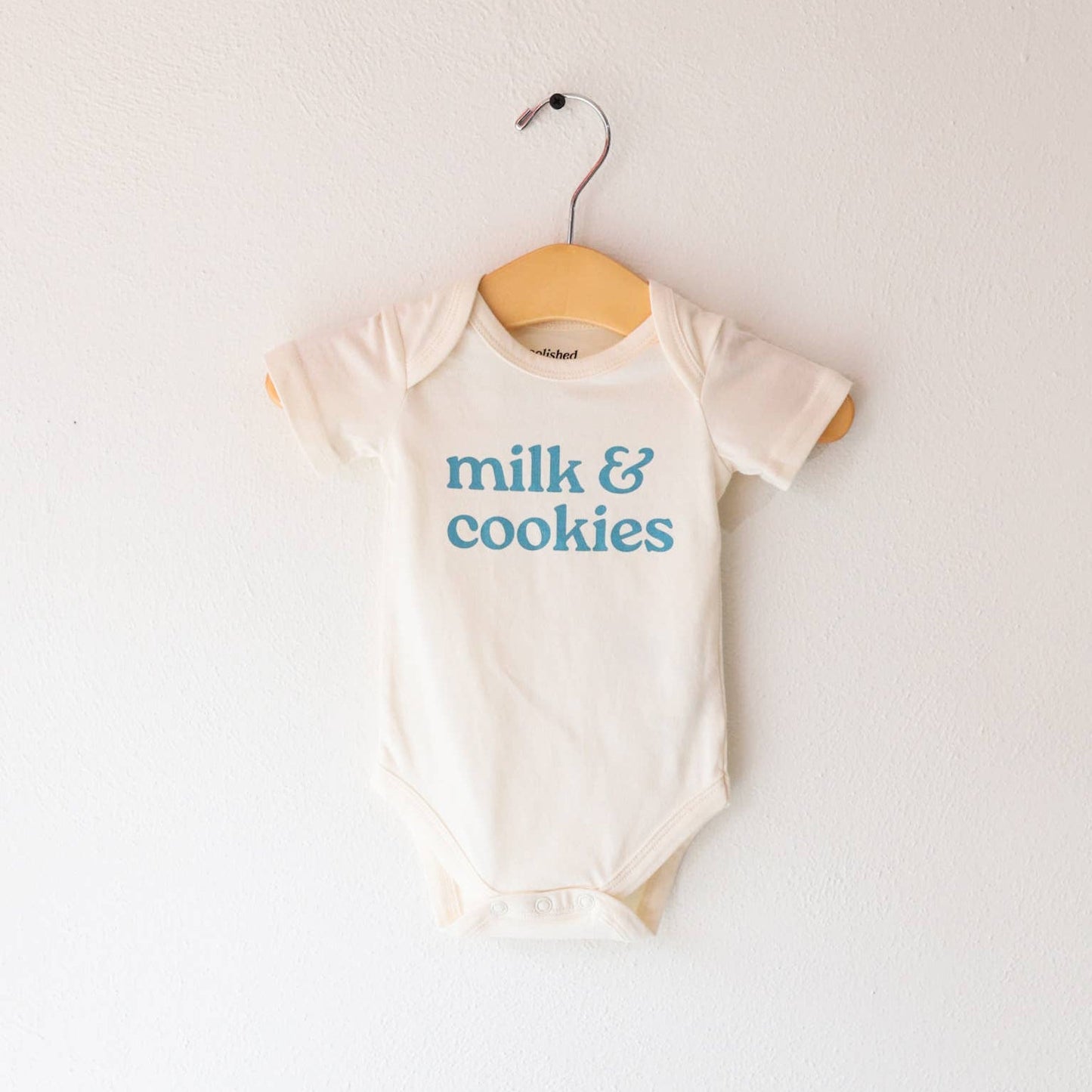 Milk & Cookies Baby Onesie - Bossy Beans
