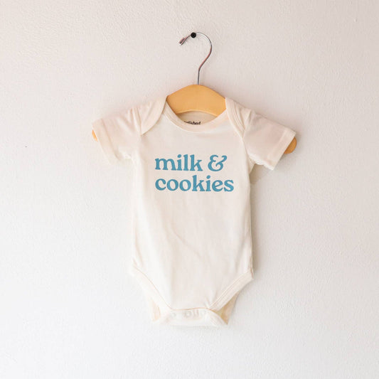 Milk & Cookies Baby Onesie - Bossy Beans