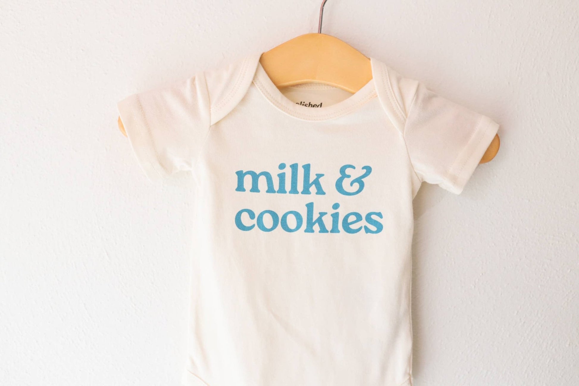 Milk & Cookies Baby Onesie - Bossy Beans