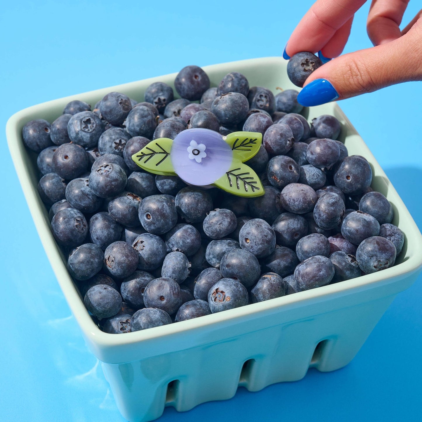 Mini Blueberry Hair Claw Clip - Bossy Beans