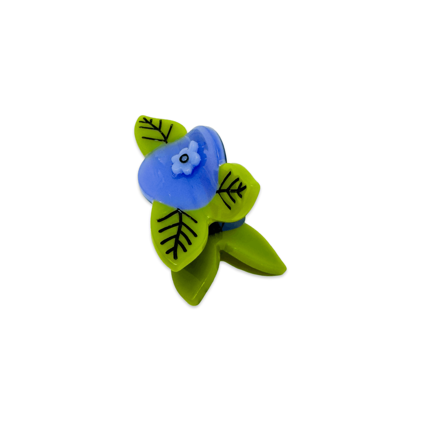 Mini Blueberry Hair Claw Clip - Bossy Beans