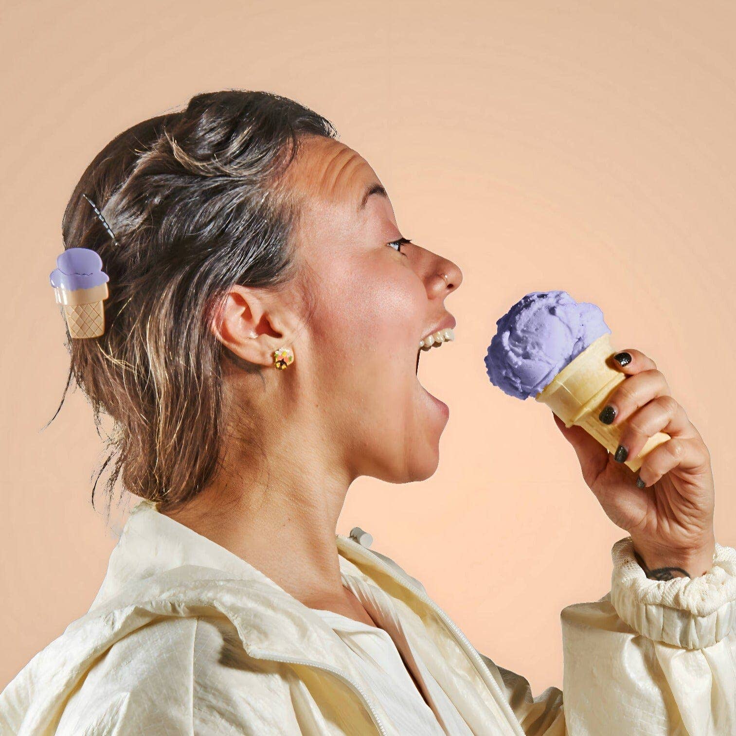 Mini Ice Cream Hair Claw Clip - Bossy Beans