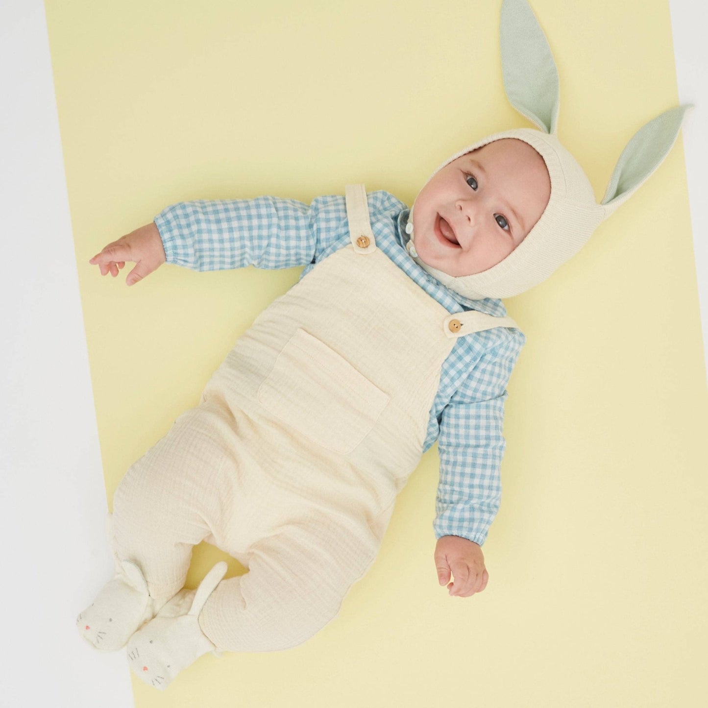 Mint Bunny Baby Booties - Bossy Beans