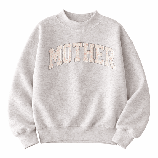 Mother Embroidered Mockneck - Bossy Beans