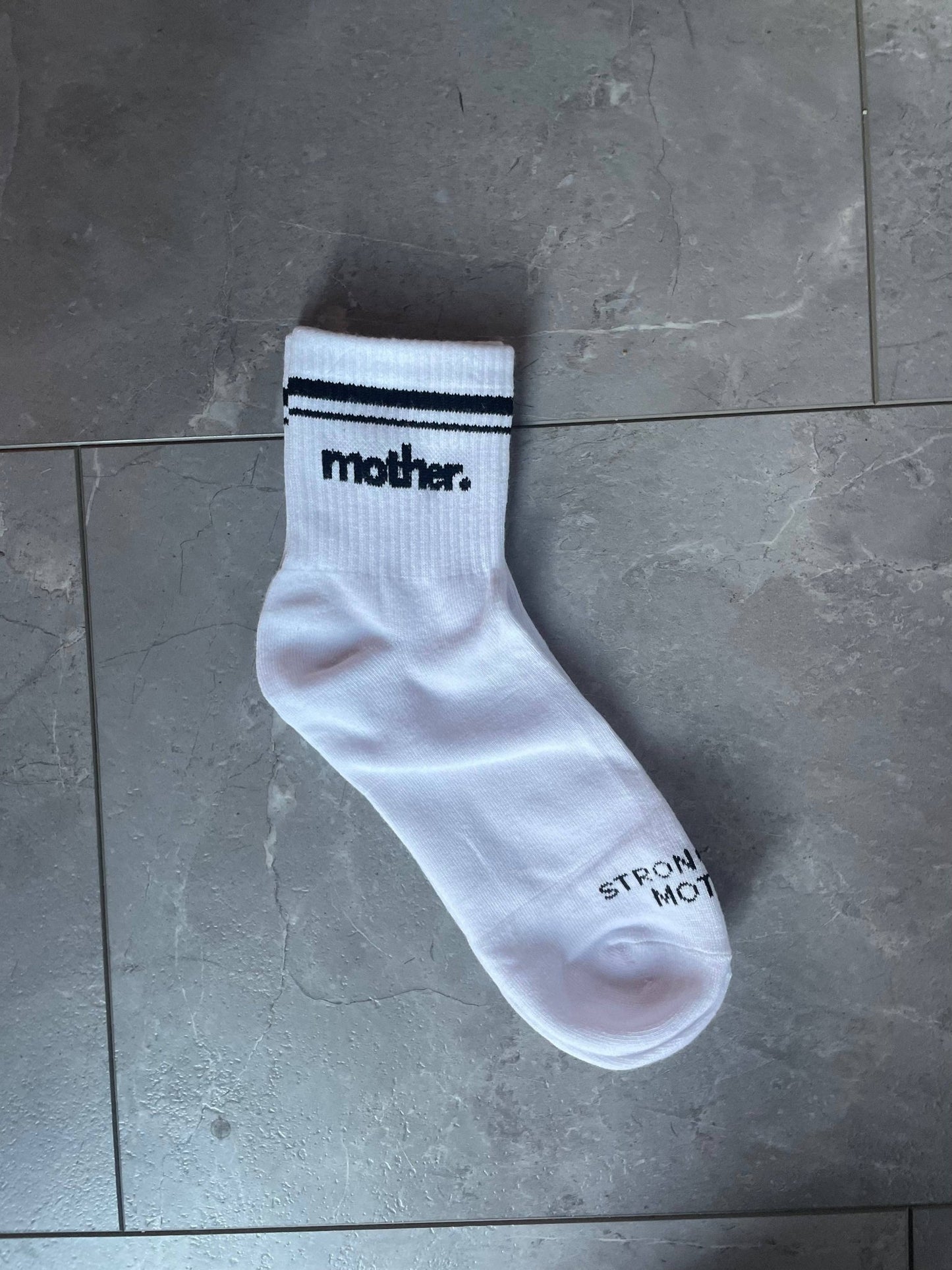 Mother. Throwback Half Crew Striped Socks - Bossy Beans
