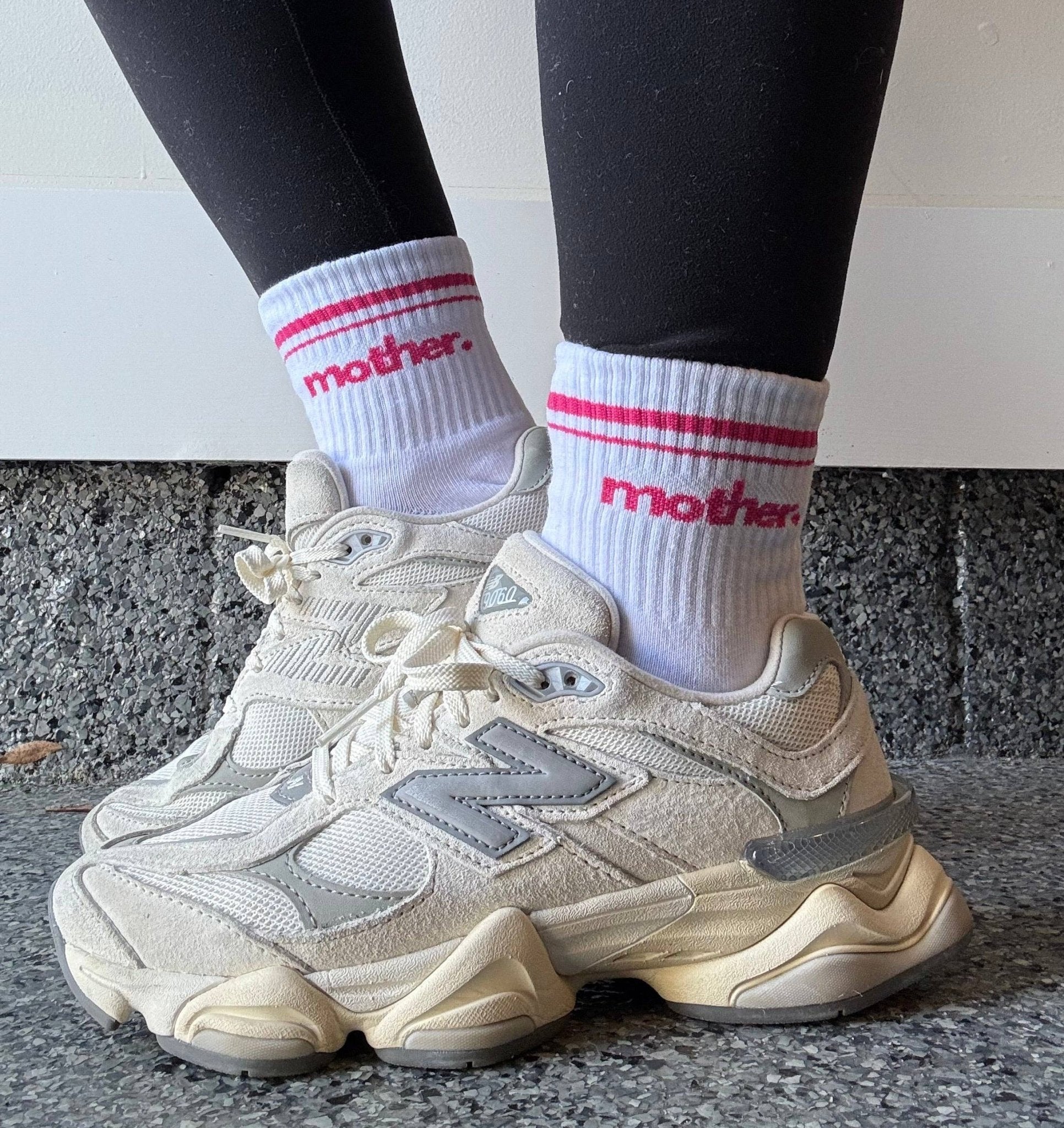 Mother. Throwback Half Crew Striped Socks - Bossy Beans