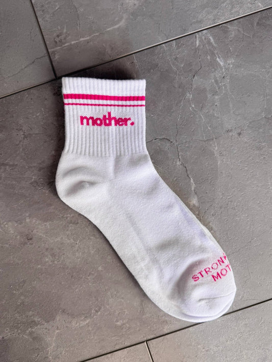 Mother. Throwback Half Crew Striped Socks - Bossy Beans