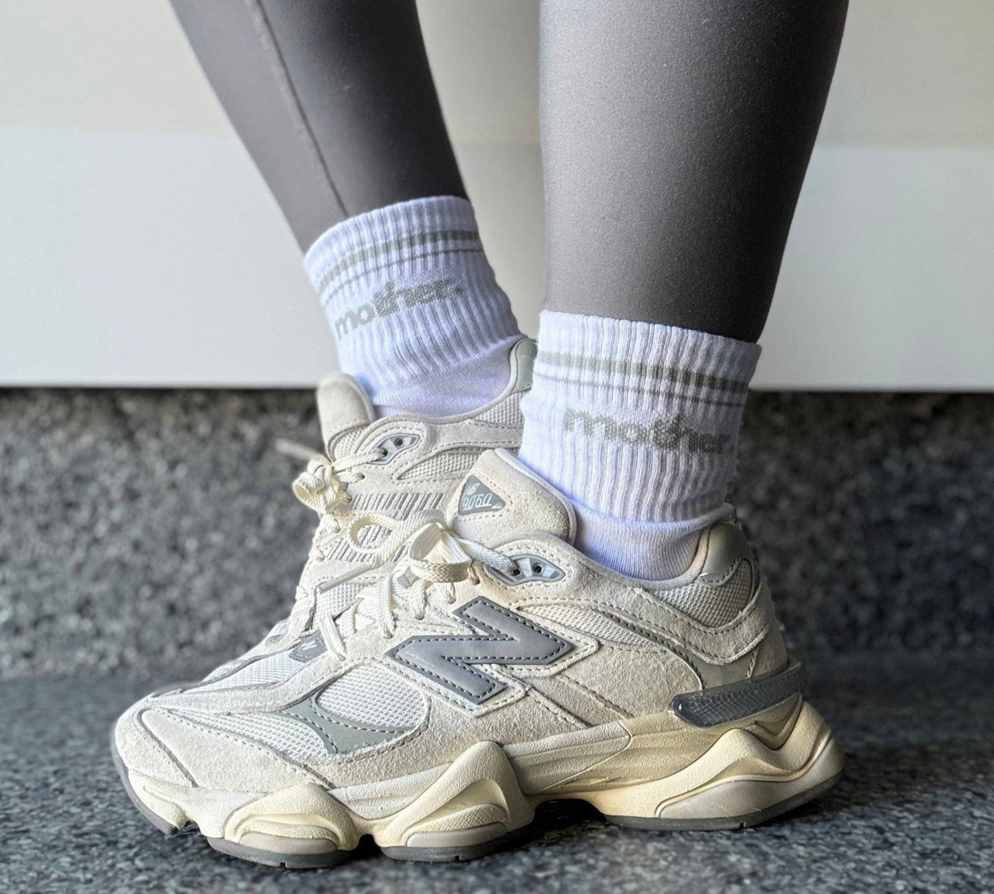 Mother. Throwback Half Crew Striped Socks - Bossy Beans