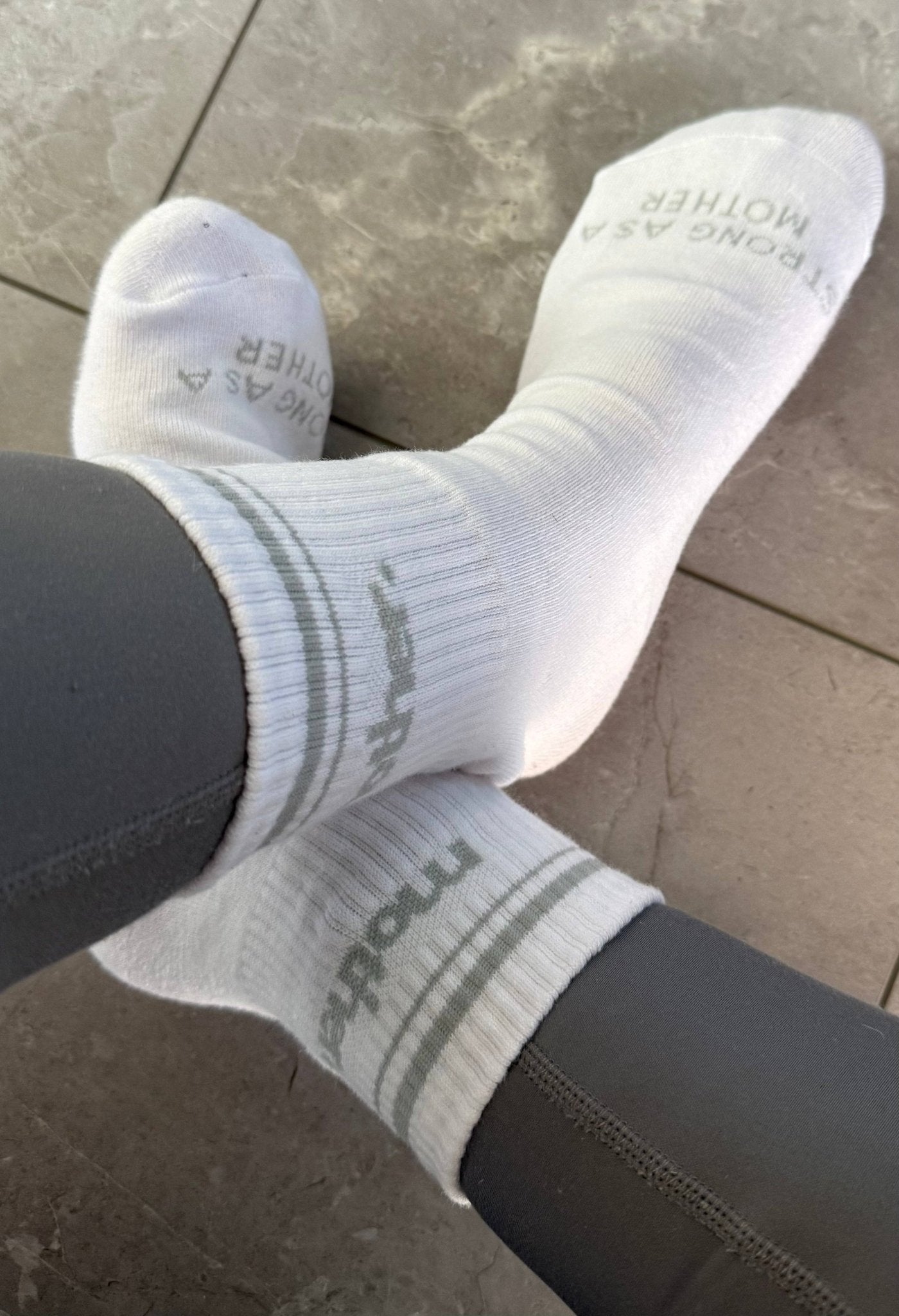 Mother. Throwback Half Crew Striped Socks - Bossy Beans