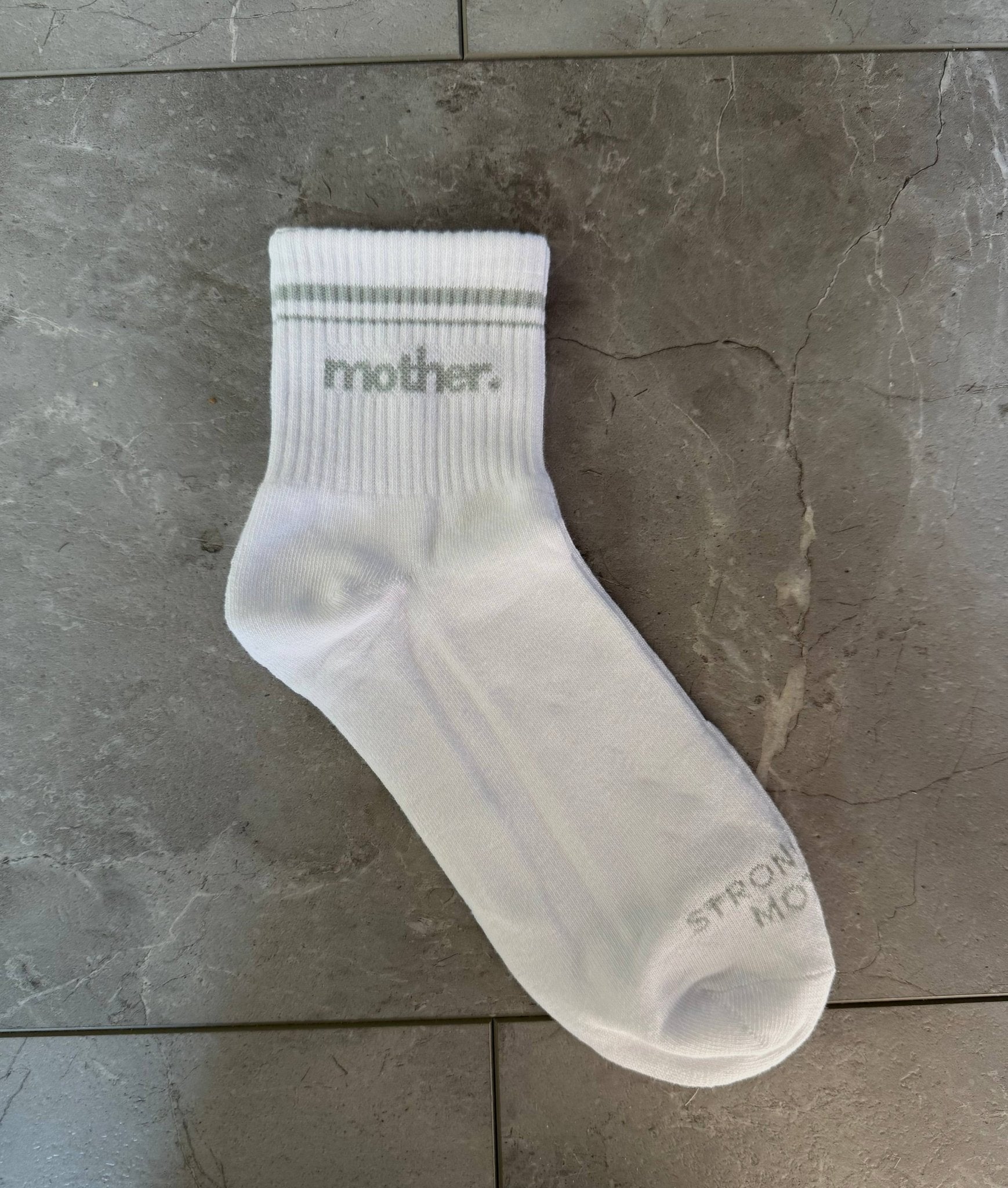 Mother. Throwback Half Crew Striped Socks - Bossy Beans