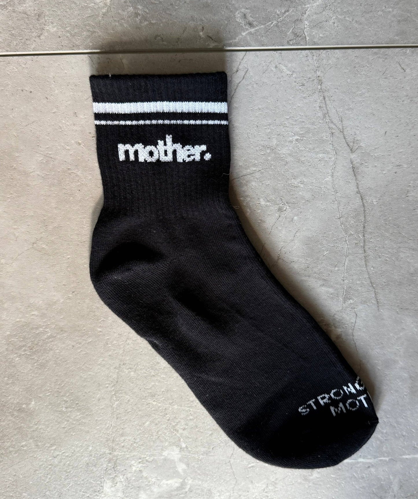 Mother. Throwback Half Crew Striped Socks - Bossy Beans