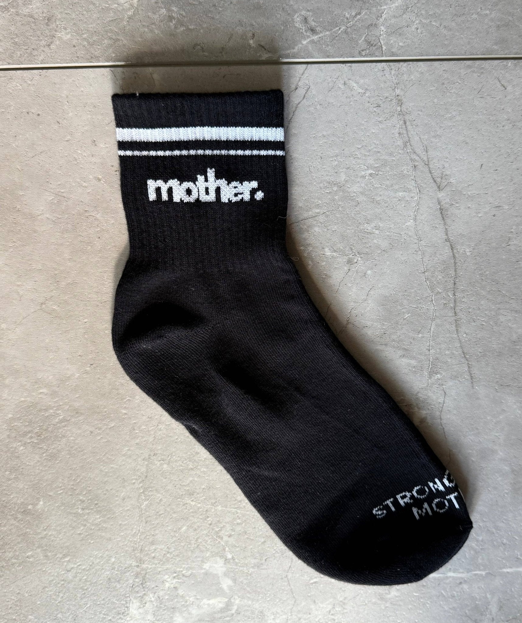 Mother. Throwback Half Crew Striped Socks - Bossy Beans