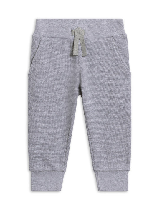 Nelson Waffle Knit Jogger - Ashen - Bossy Beans