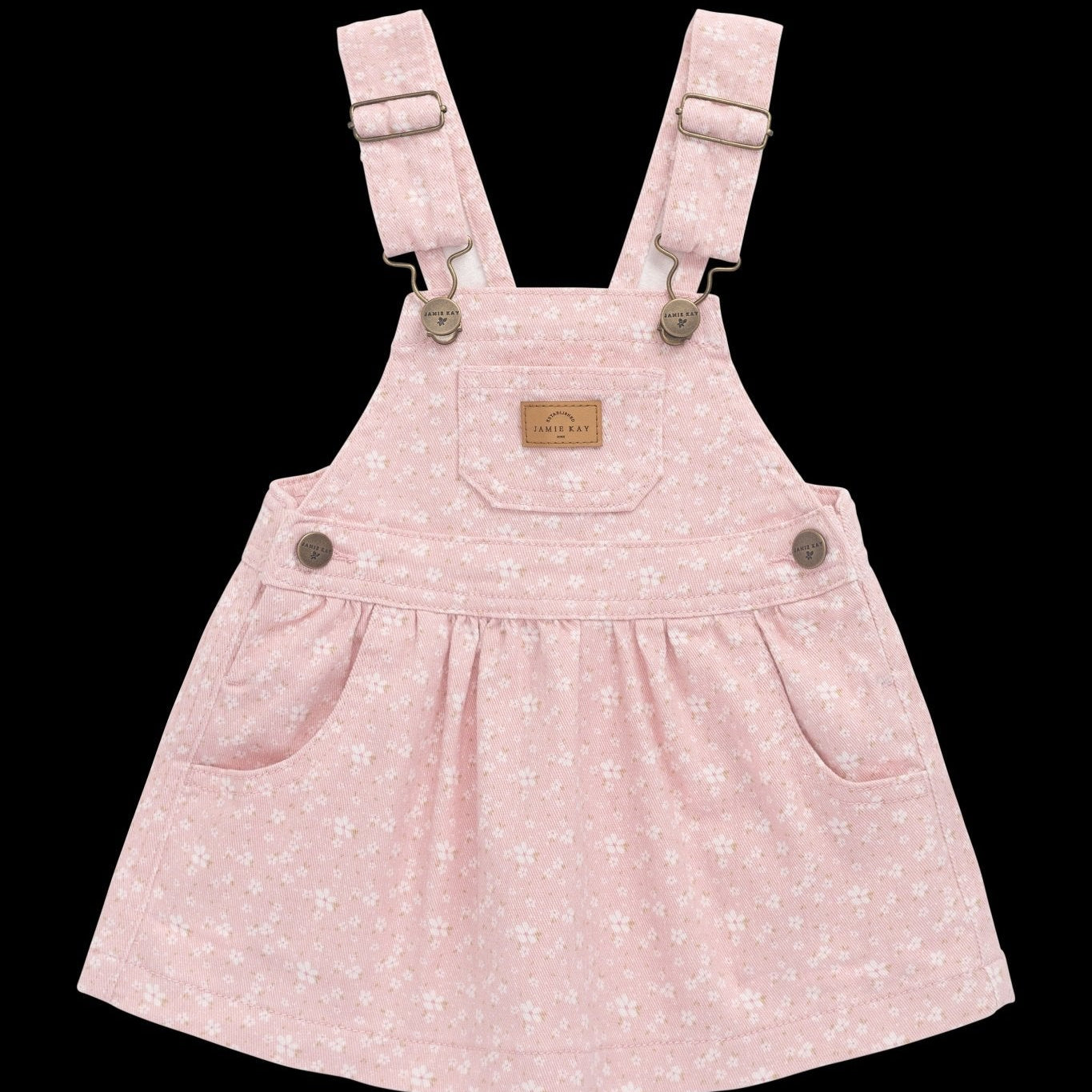Norah Overall Dress - Paula Powder - Bossy Beans
