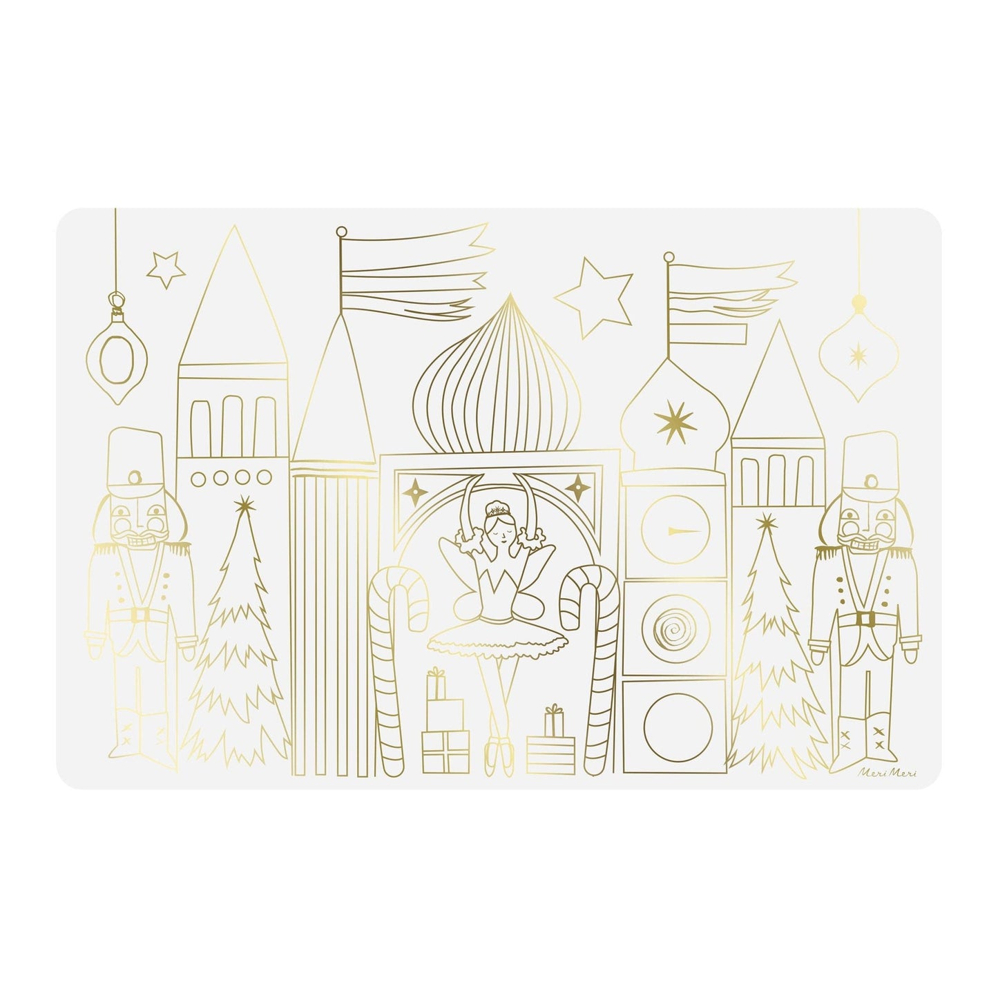 Nutcracker Colouring Placemats - Bossy Beans