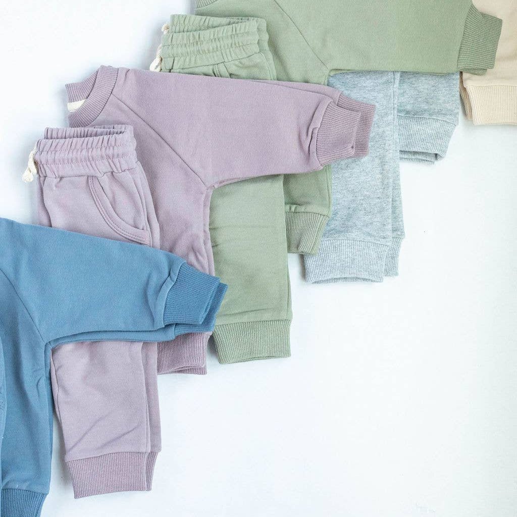 Organic 2 piece set Hoodie + shorts - Bossy Beans