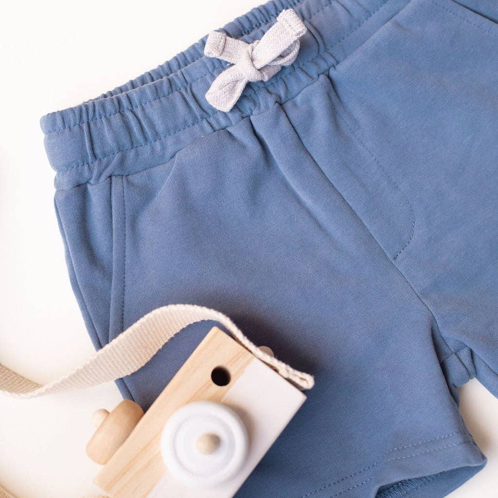 Organic 2 piece set Hoodie + shorts - Bossy Beans