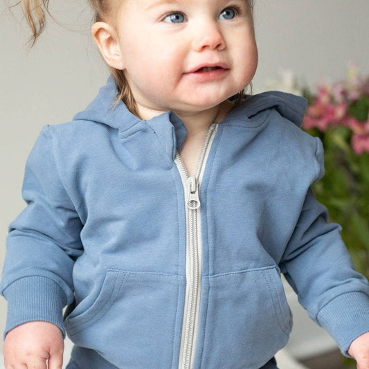 Organic 2 piece set Hoodie + shorts - Bossy Beans