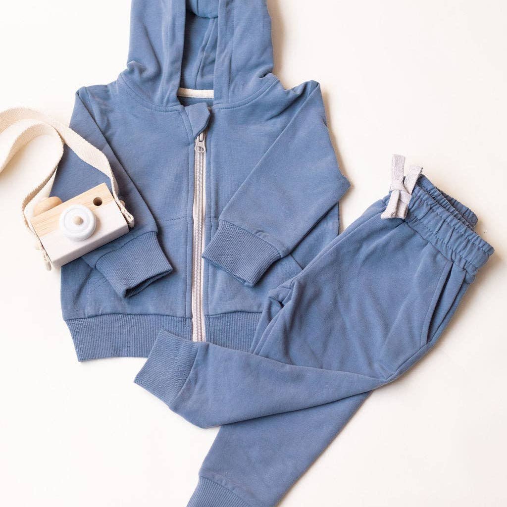 Organic 2 piece set Hoodie + shorts - Bossy Beans