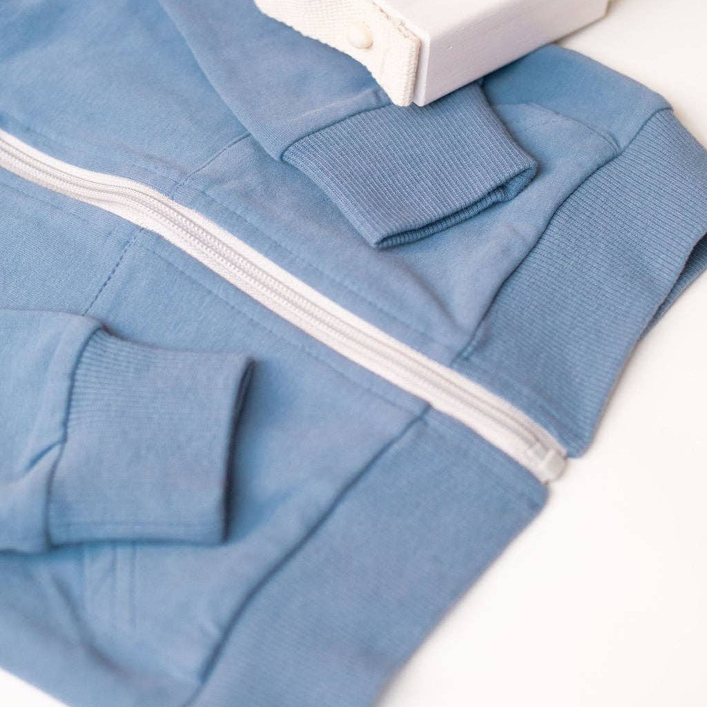 Organic 2 piece set Hoodie + shorts - Bossy Beans