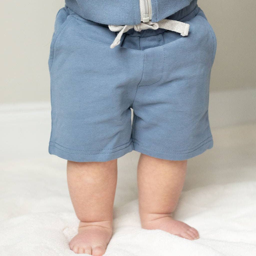Organic 2 piece set Hoodie + shorts - Bossy Beans